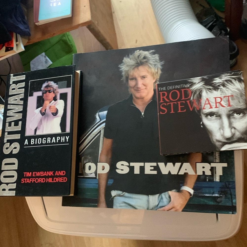 Awesome Rod Stewart Biography, Definitive 3CD Collection and  concert pic book